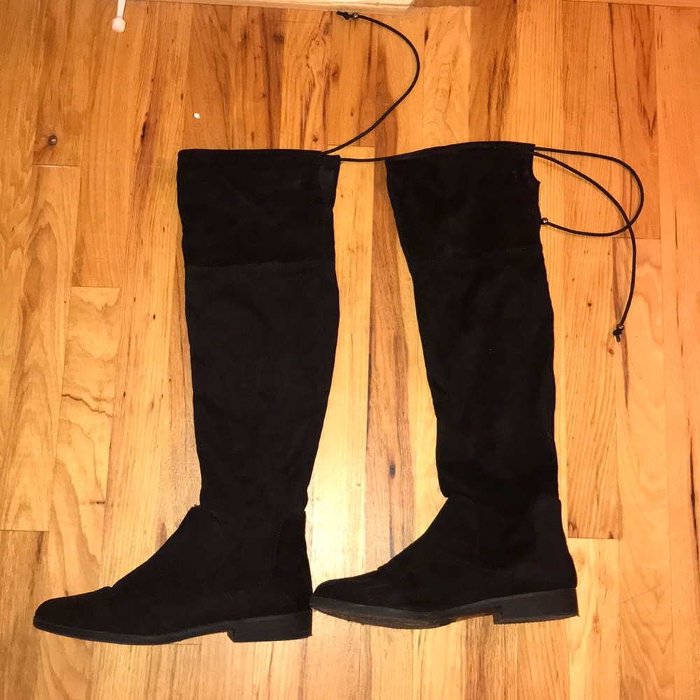 Over the knee — suede boots